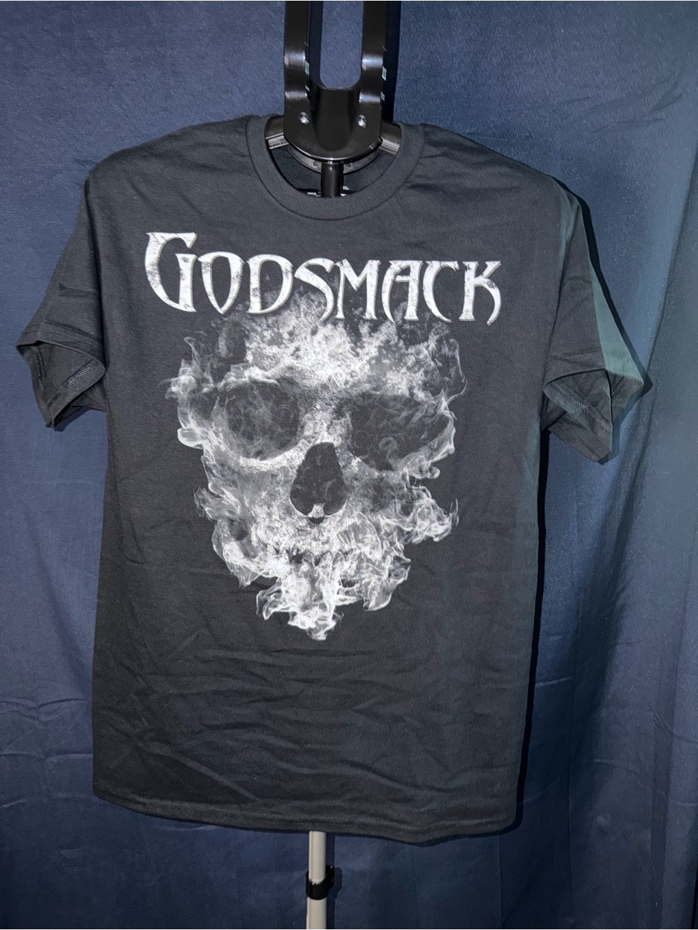 Godsmack Smoking Skull Graphic Band Tee Size Medium Black